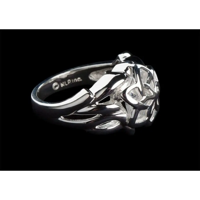 Le Seigneur des Anneaux bague de Galadriel Nenya (argent sterling) Taille 9.75 | 9420024715390