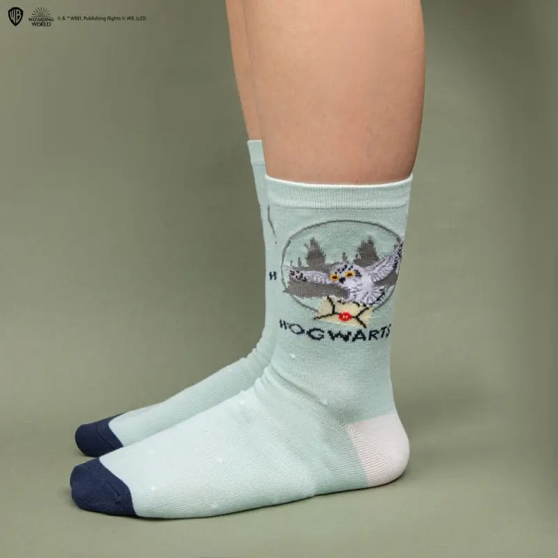 Harry Potter pack 3 paires de chaussettes Hedwig | 4895205611221