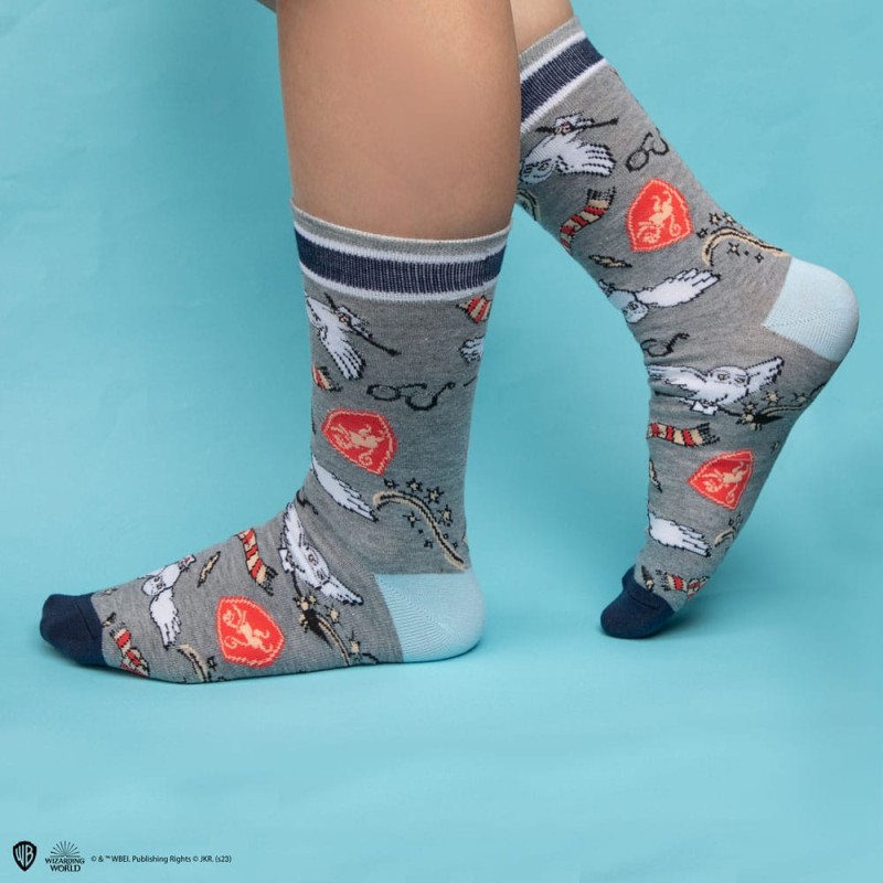 Harry Potter pack 3 paires de chaussettes Hedwig