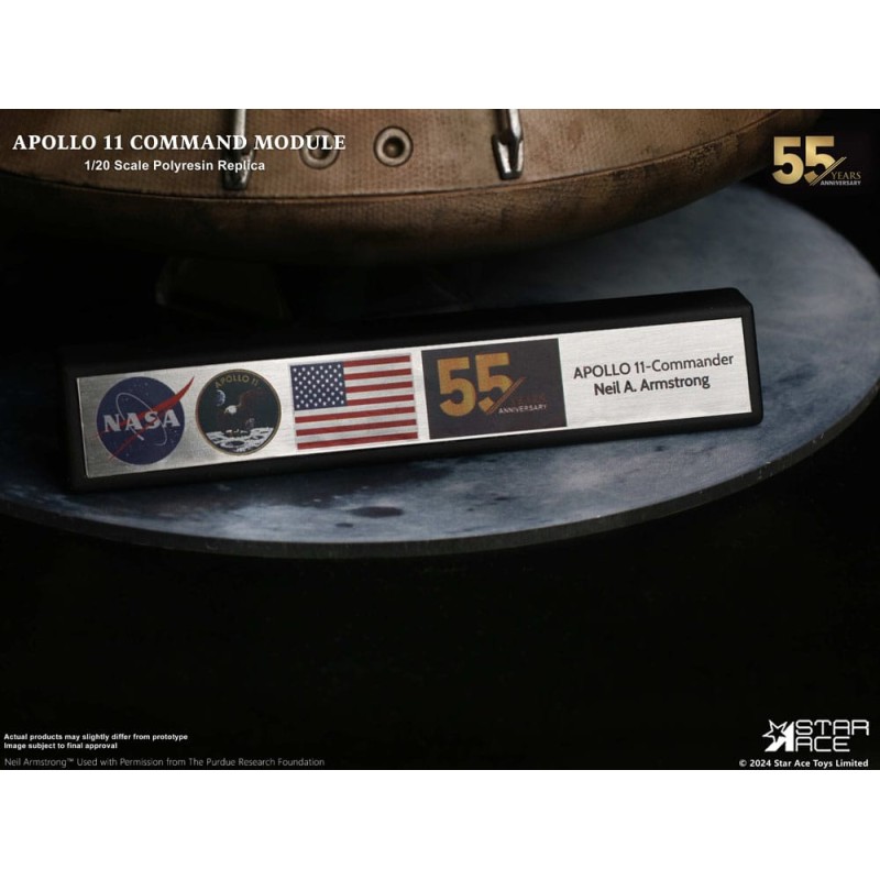 Apollo 11 réplique 1/20 Command Module (DX) 20 cm 