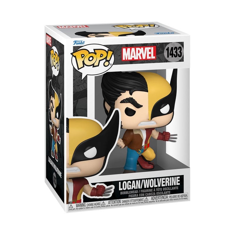 Marvel POP! Vinyl figurine Split- Wolverine/Logan 9 cm 