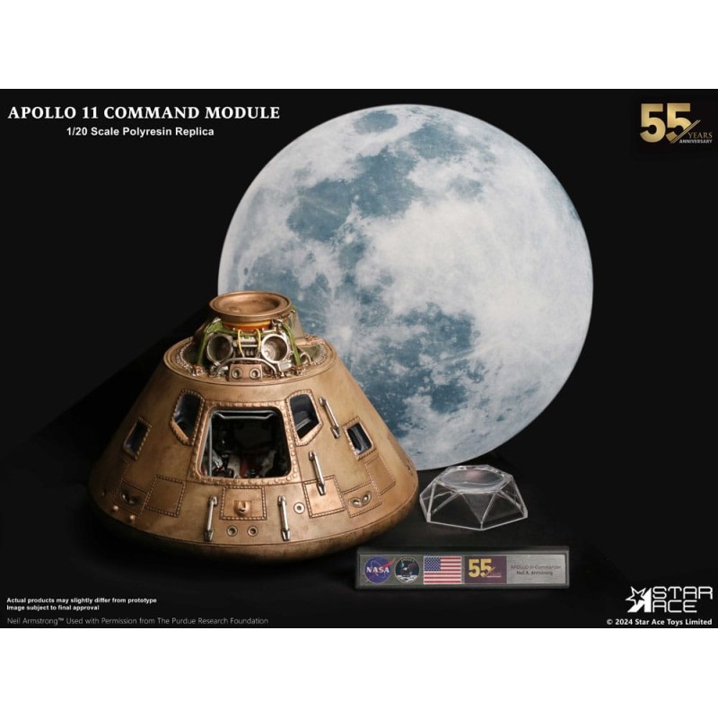 Apollo 11 réplique 1/20 Command Module (DX) 20 cm 