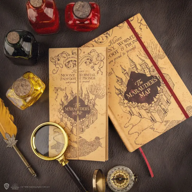 Harry Potter carnet de notes A5 Marauder's Map | 4895205605534