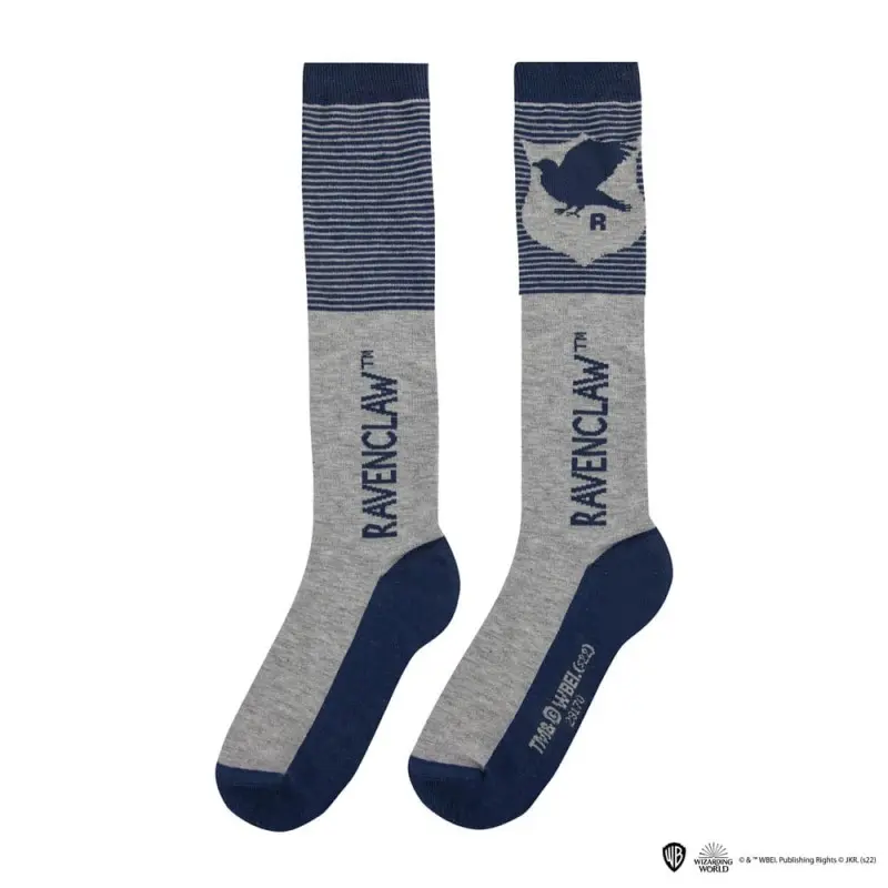Harry Potter pack 3 paires de chaussettes à genoux Serdaigle | 4895205609235