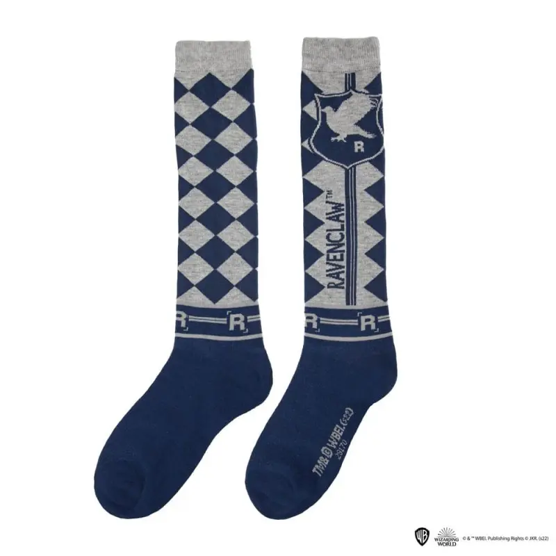 Harry Potter pack 3 paires de chaussettes à genoux Serdaigle | 4895205609235