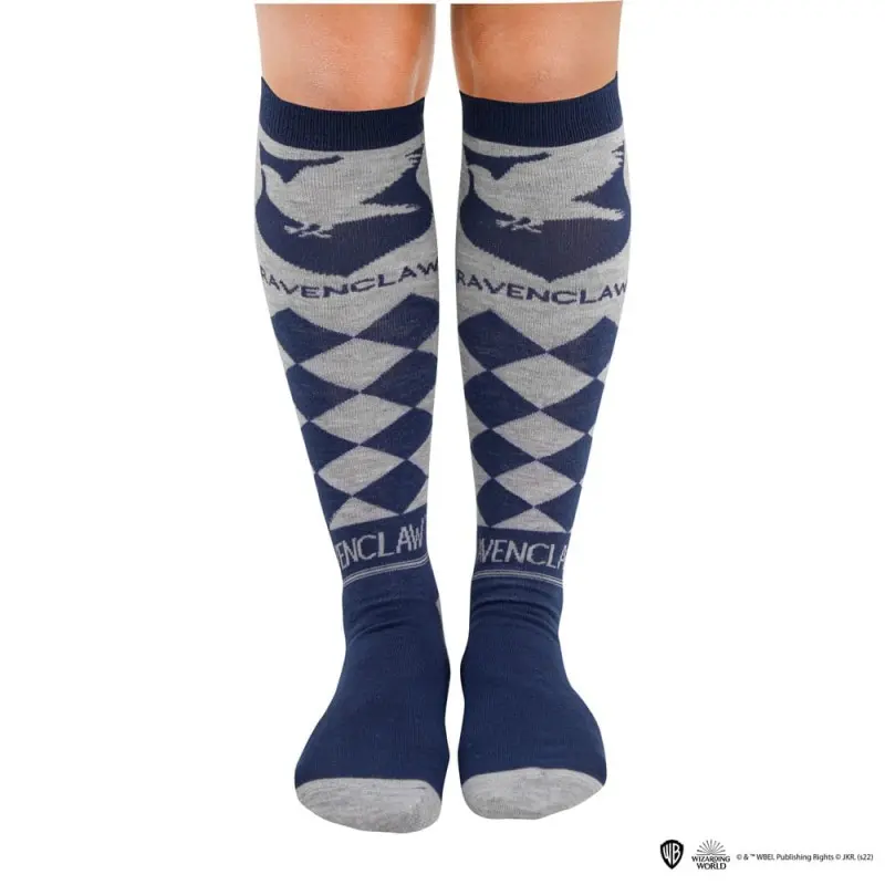 Harry Potter pack 3 paires de chaussettes à genoux Serdaigle | 4895205609235