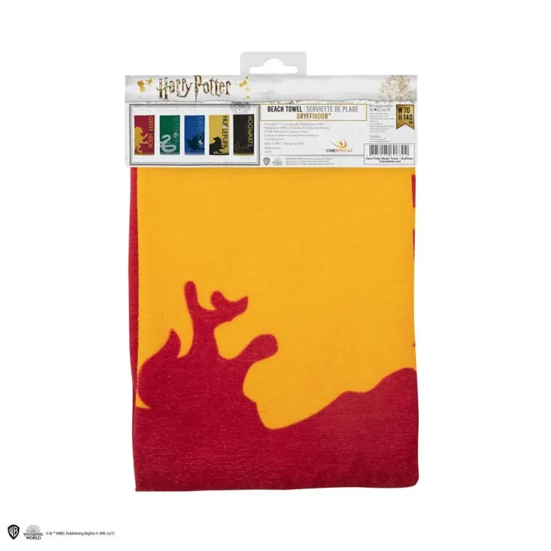 Harry Potter serviette de bain Gryffindor 140 x 70 cm | 4895205606302