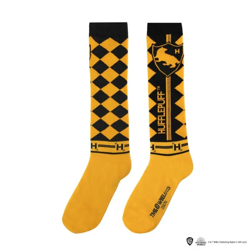 Harry Potter pack 3 paires de chaussettes à genoux Poufsouffle | 4895205609242