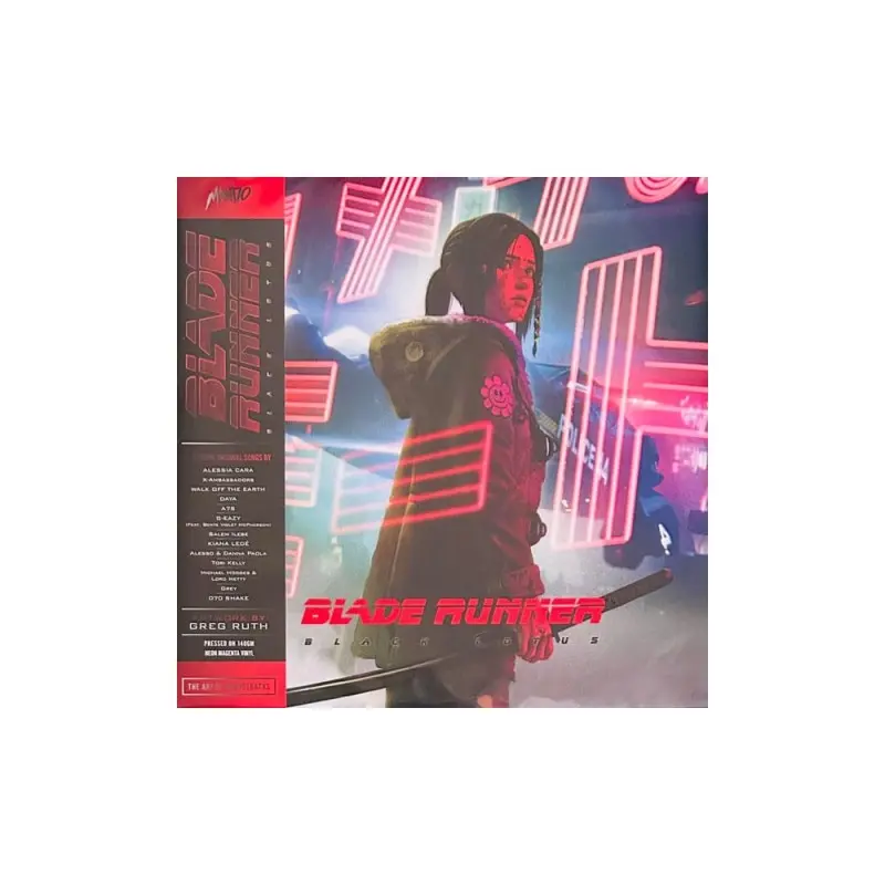 Blade Runner: Black Lotus Original Television Soundtrack by Various Artists vinyle LP Neon Magenta | 0810041486974
