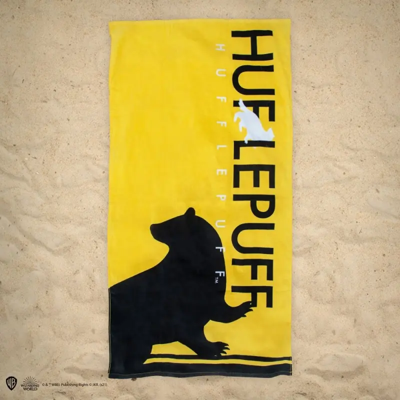 Harry Potter serviette de bain Hufflepuff 140 x 70 cm | 4895205606333