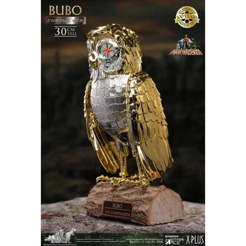 Bubo the Mechanical Owl statuette Soft Vinyl Ray Harryhausen's Bubo Chrome Ver. 30 cm | 4897057889872