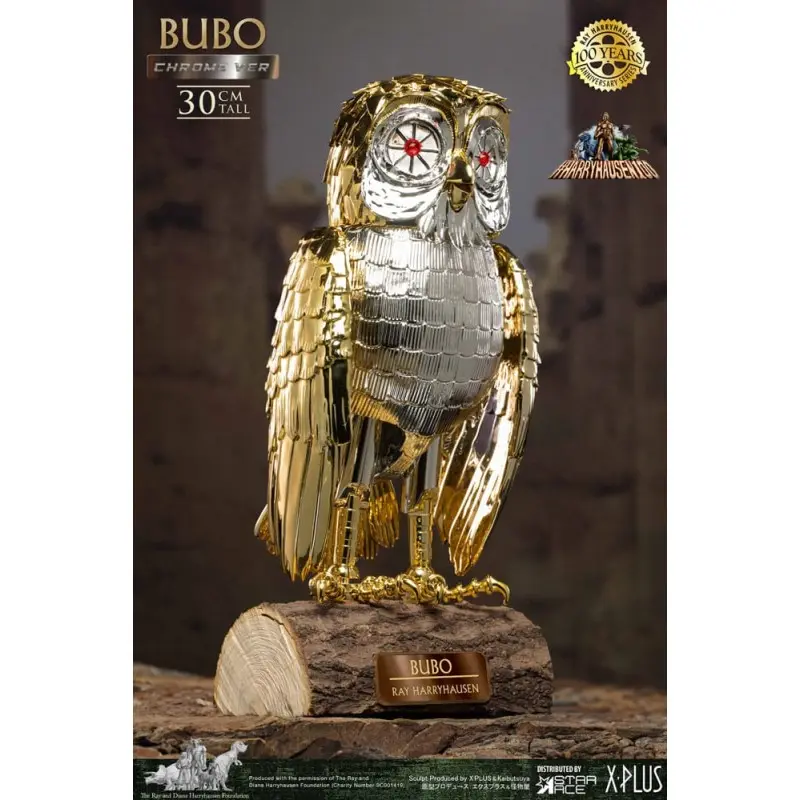 Bubo the Mechanical Owl statuette Soft Vinyl Ray Harryhausen's Bubo Chrome Ver. 30 cm | 4897057889872
