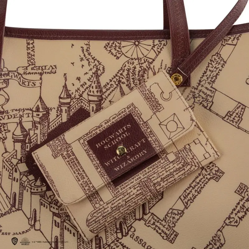 Harry Potter sac shopping & pochette Marauder's Map | 4895205606357