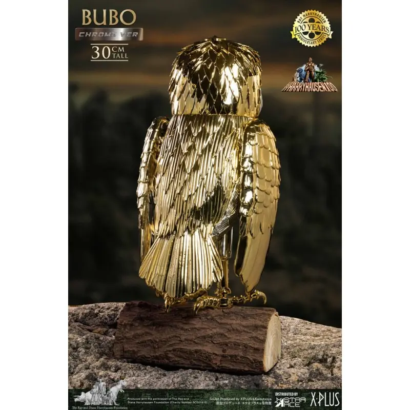 Bubo the Mechanical Owl statuette Soft Vinyl Ray Harryhausen's Bubo Chrome Ver. 30 cm | 4897057889872