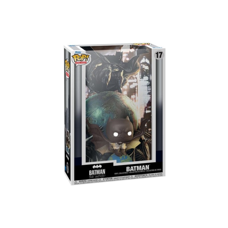 DC POP! Comic Cover Vinyl Figurine Batman The World 9 cm