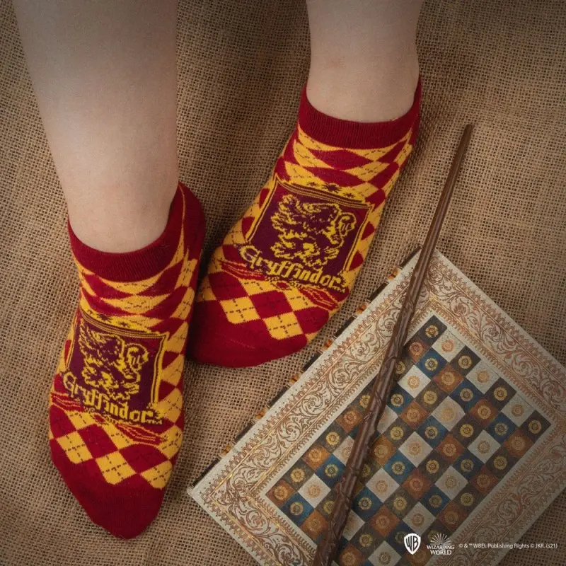 Harry Potter pack 3 paires de socquettes Gryffindor | 4895205606623