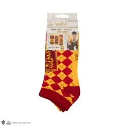 Harry Potter pack 3 paires de socquettes Gryffindor | 4895205606623