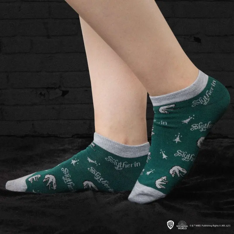 Harry Potter pack 3 paires de socquettes Slytherin | 4895205606630