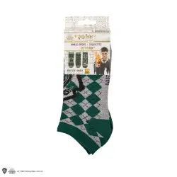 Harry Potter pack 3 paires de socquettes Slytherin | 4895205606630