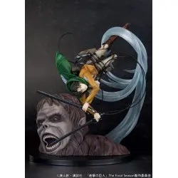 Attack on Titan statuette PVC 1/7 Levi vs Beast Titan Ver. 28 cm | 4582666820667