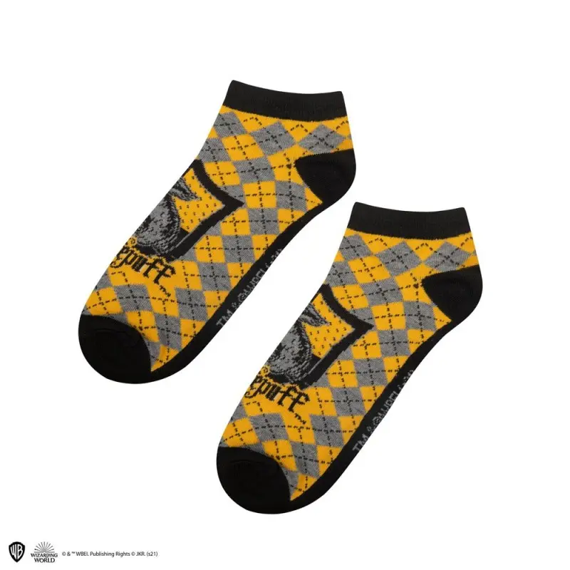 Harry Potter pack 3 paires de socquettes Hufflepuff | 4895205606654