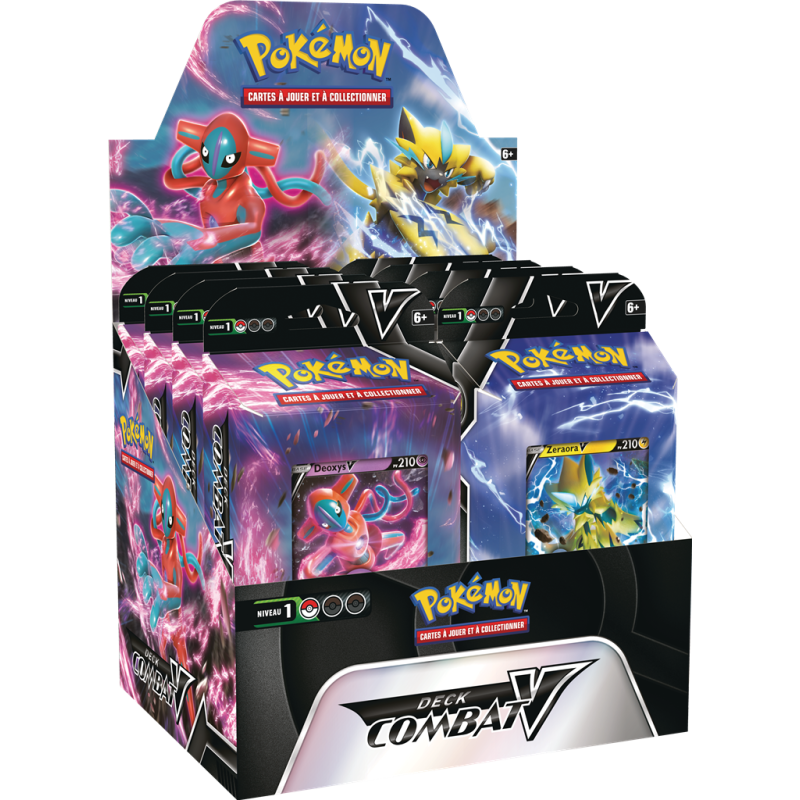 Acheter Pokémon Coffret Deck V Battle Zeraora Vs Deoxys Fr 3457