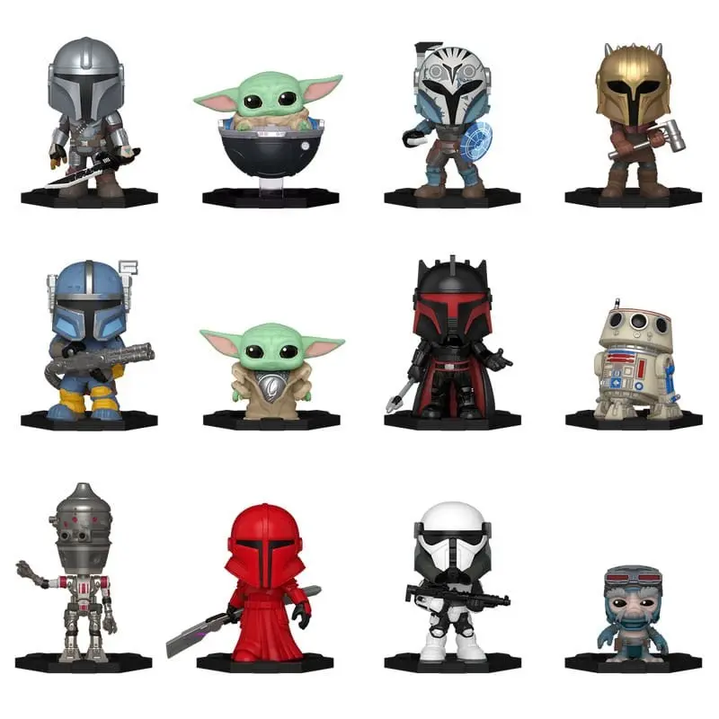 Star Wars présentoir Mystery Minis figurines The Mandalorian 5 cm (12) | 0889698813662