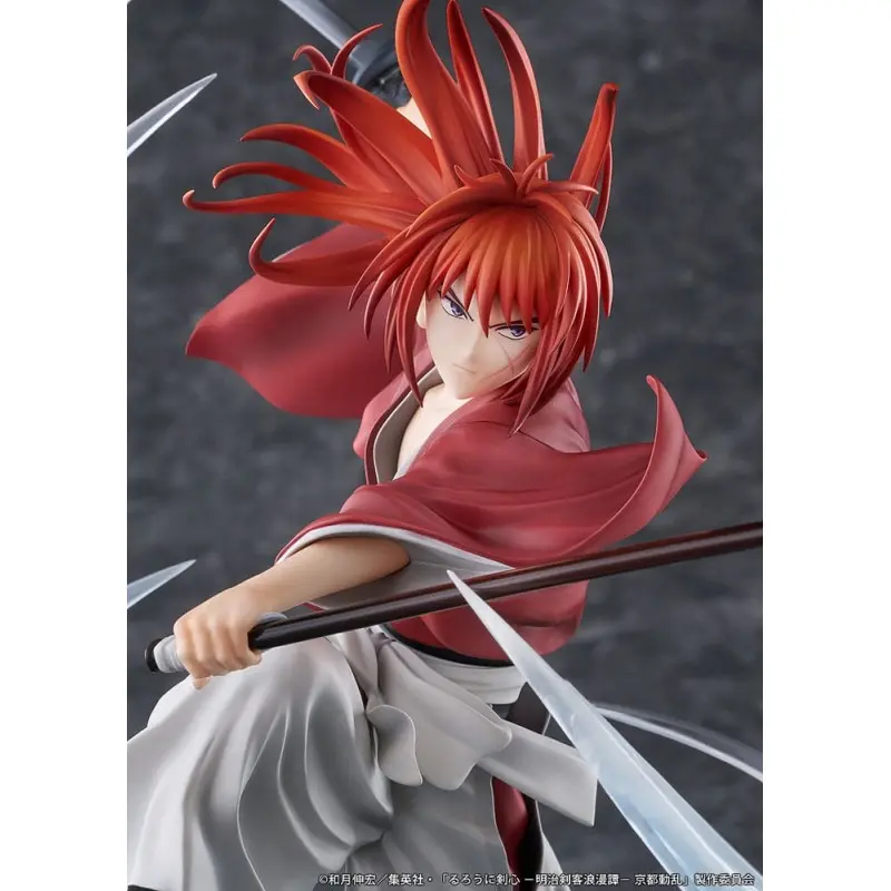 Rurouni Kenshin: Meiji Kenkaku Romantan Kyoto Douran statuette PVC 1/7 Kenshin Himura Souryusen Ver. 27 cm   | 4582666821213