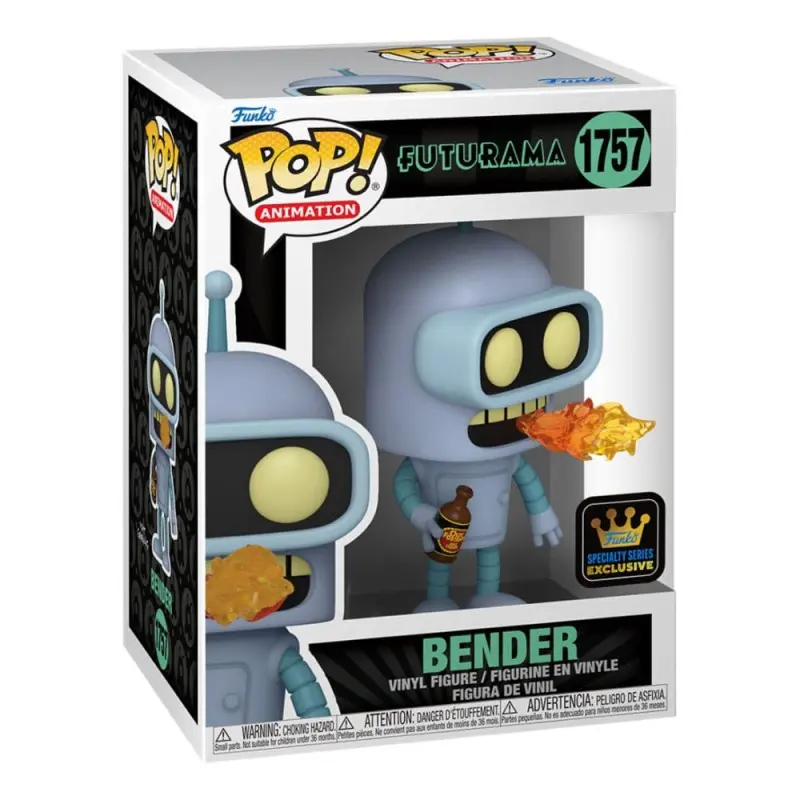 Futurama assortiment POP! TV Vinyl figurines Bender w/CH(GW) 9 cm (6) | 0000039141374