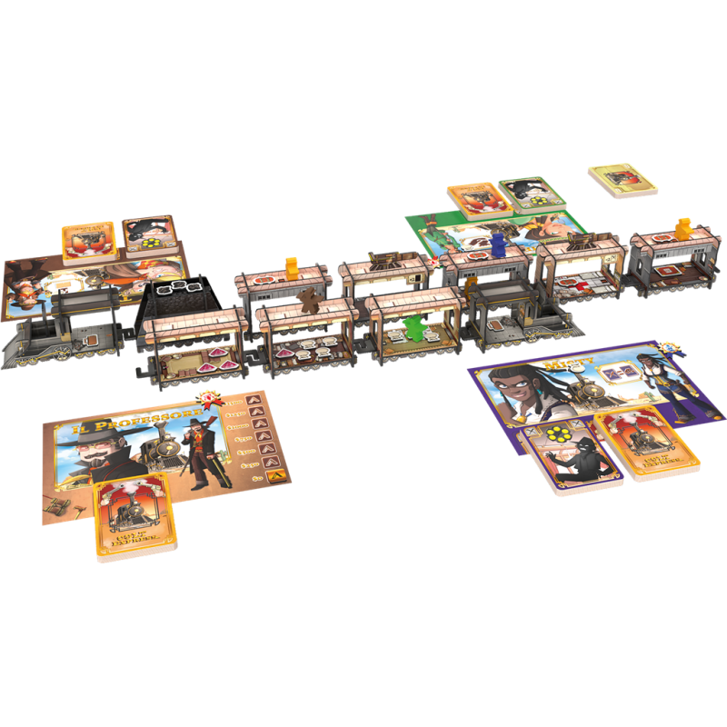 jeu : Colt Express - Ext. Convoyeurs & Train Blindé
éditeur : Ludonaute
version française