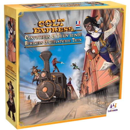 jeu : Colt Express - Ext. Convoyeurs & Train Blindé
éditeur : Ludonaute
version française