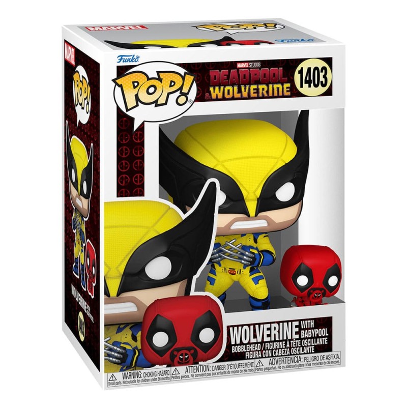 Deadpool 3 POP & Buddy! Vinyl figurine Wolverine w/ Babypool 9 cm 