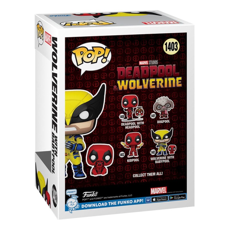 Deadpool 3 POP & Buddy! Vinyl figurine Wolverine w/ Babypool 9 cm 
