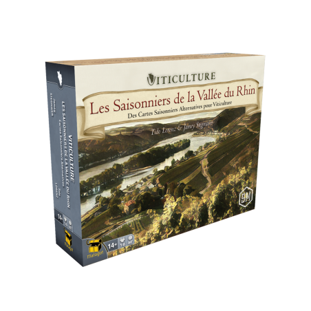 jeu : Viticulture - Ext. Saisonniers Vallée du Rhin éditeur : Matagot version française