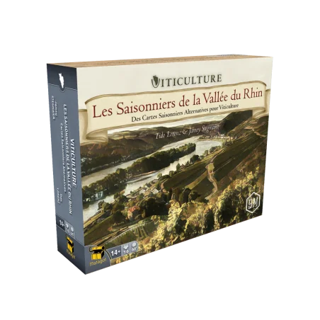 jeu : Viticulture - Ext. Saisonniers Vallée du Rhin
éditeur : Matagot
version française