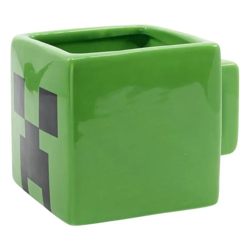 Minecraft mug 3D Creeper Face 445 ml | 8412497404872