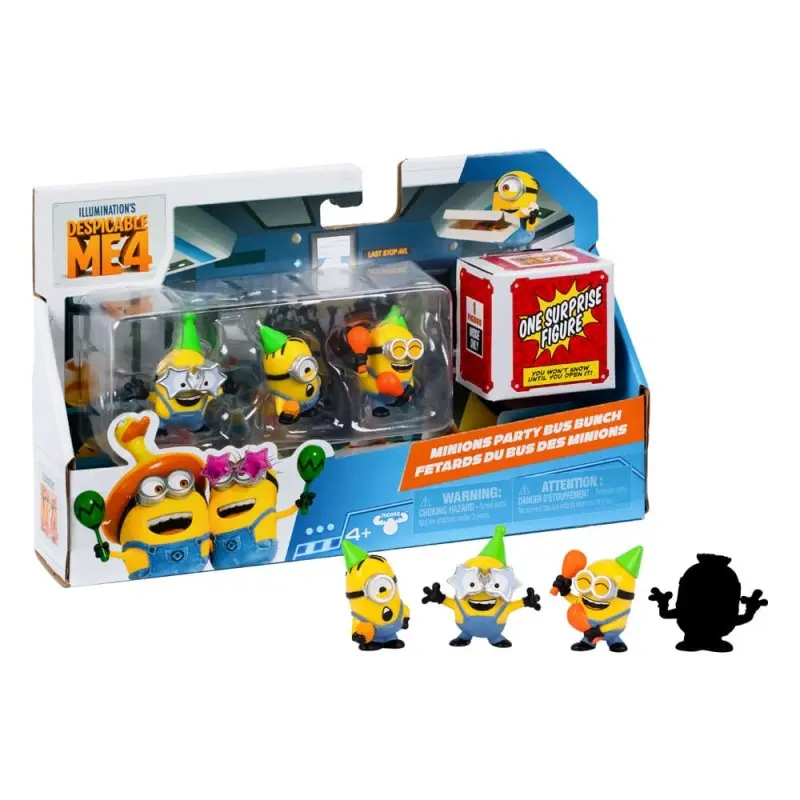 Moi, moche et méchant 4 assortiment pack 4 figurines 5 cm (6) | 0630996592731