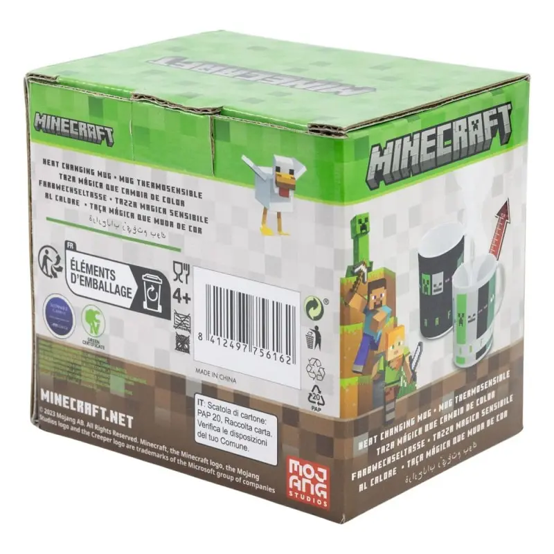 Minecraft mug effet thermique Squared Pattern 325 ml      | 8412497756162