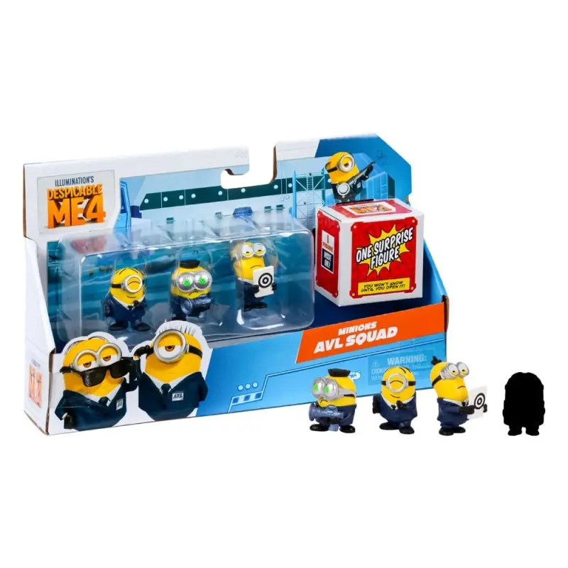 Moi, moche et méchant 4 assortiment pack 4 figurines 5 cm (6) | 0630996592731