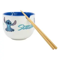 Lilo & Stitch bol à ramen avec baguettes Stitch | 8412497758647