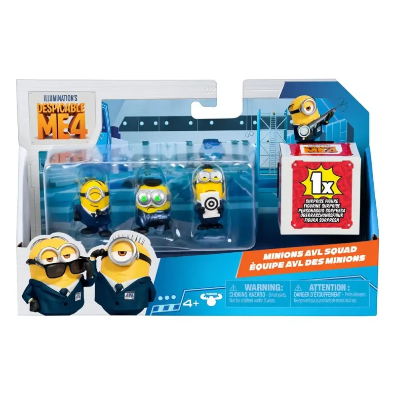 Moi, moche et méchant 4 assortiment pack 4 figurines 5 cm (6) | 0630996592731