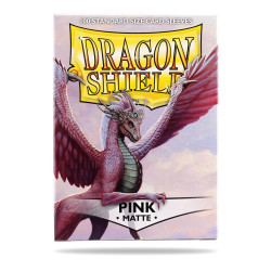 Produit : Standard Sleeves - Matte Pink (100 Sleeves) Marque : Dragon Shield
