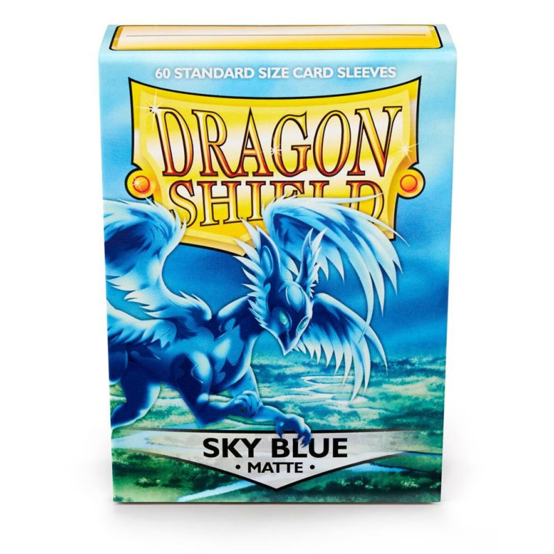 Produit : Standard Sleeves - Matte Sky Blue (60 Sleeves) Marque : Dragon Shield