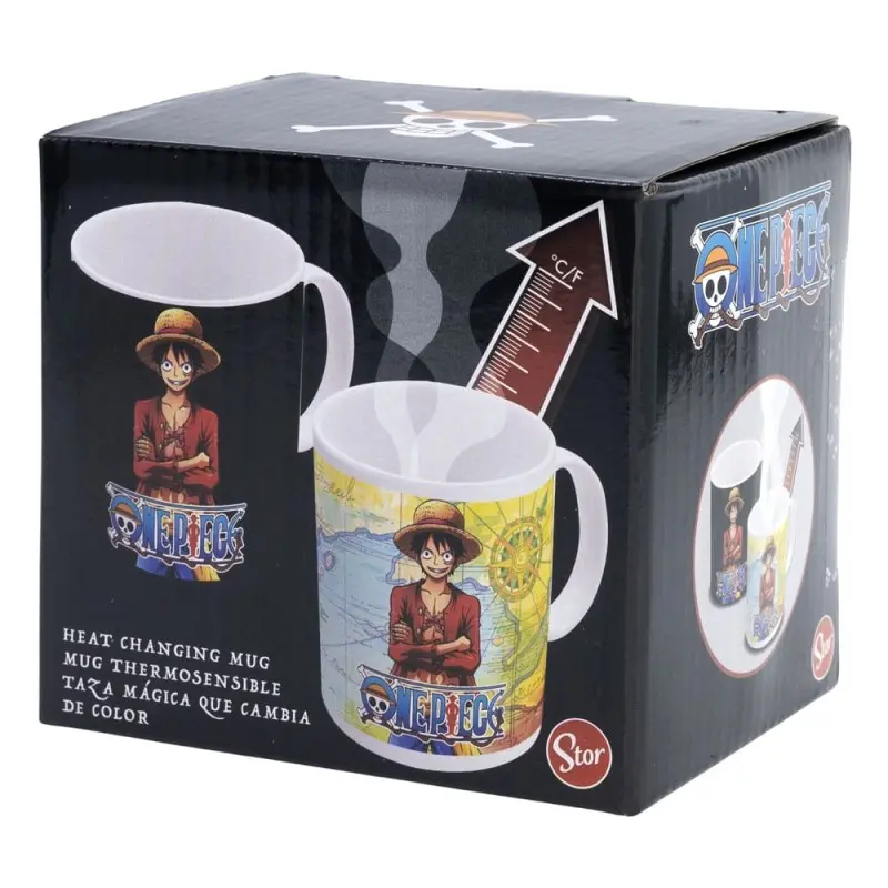 One Piece mug effet thermique Luffy 325 ml      | 8412497787432