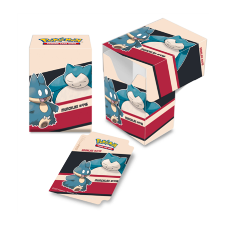 licence : Pokémon produit : Snorlax & Munchlax Full View Deck Box marque : Ultra Pro