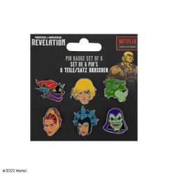 Les Maîtres de l´Univers pack 6 badges Characters | 4895205610279