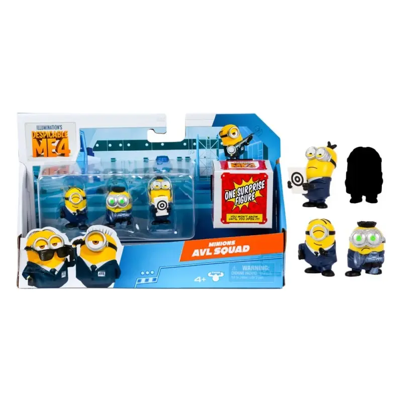 Moi, moche et méchant 4 pack 4 figures AVL 5 cm | 0630996592953