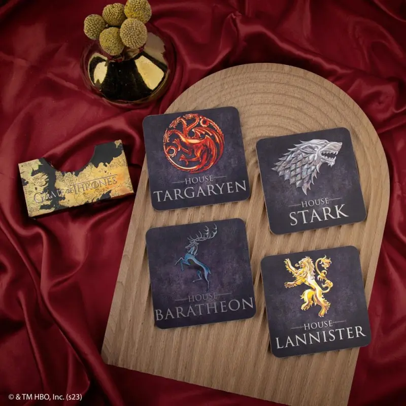 Game of Thrones pack 4 médaillons Sigil  | 4895205611450