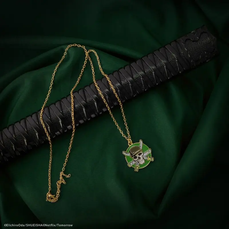 One Piece pendentif et collier Zoro | 4895205618862