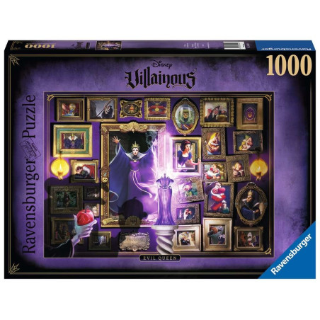licence : Disney produit : Ravensburger Puzzle - Villainous: Evil Queen - 1000p éditeur : Ravensburger